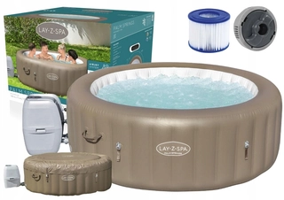 Záhradná vírivka - Jacuzzi Bestway 60017, nafukovacia kruhová konštrukcia, 916 l